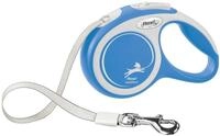 Flexi New Comfort Gurt XS 3m Roll-Leine f&uuml;r Hunde blau