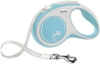 Flexi New COMFORT Gurt S 5m Roll-Leine f&uuml;r Hunde hellblau