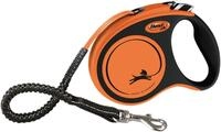 TRIXIE Flexi XTREME Gurt schwarz/orange Gr. S 5 m