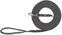 TRIXIE Fusion Schleppleine, gummiert, M&ndash;L: 10 m/17 mm, grafit