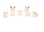 Konstsmide Weihnachtsbeleuchtung LED Acryl Hasen 5er-Set