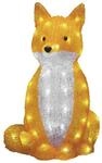 Konstsmide Weihnachtsbeleuchtung LED Acryl Fuchs sitzend