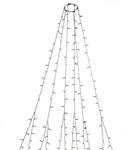 Konstsmide Weihnachtsbeleuchtung LED Baummantel 270 warmwei&szlig; Dioden 120cm
