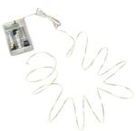 Konstsmide Weihnachtsbeleuchtung Micro LED Lichterkette messingfarben Draht