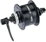 Shimano Nabendynamo DH-3D37 36 Loch schwarz Schnellspanner schwarz