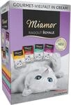 Miamor Ragout Royale in Cream Vielfalt Kalb, Ente, Huhn & Lachs 12x100g Beutel