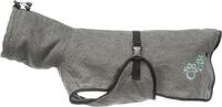 TRIXIE Bademantel f&uuml;r Hunde grau M 50cm