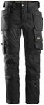 Snickers AllroundWork, Stretch-Arbeitshose mit Holstertaschen 54 schwarz-schwarz