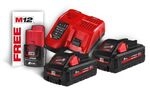 Milwaukee M18HNRG-302 AKKUS + LADEGER&Auml;T IN2 4933471071