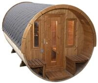 Wolff Finnhaus Saunafass 400 de luxe-Bausatz zur...