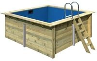 Karibu Rechteck Pool Gr. 1 - 350 x 320 cm - kdi Grundk&ouml;rper inkl. gratis
