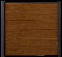 GroJa BasicLine Stecksystem Bausatz 180 x 180 cm Golden Oak