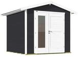 Weka Gartenhaus 224 A inkl. moderner Design-Doppelt&uuml;r - 21 mm anthrazit...