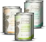 MJAMJAM Mixpaket 6 x 400g Dose Hundenassfutter Mixpaket I - Huhn & Ente, Rind,...