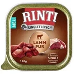 RINTI Singlefleisch 150g Hundenassfutter Sparpaket 20 x 150 Gramm Lamm Pur