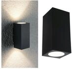 Paulmann LED Au&szlig;enwandleuchte Flame Anthrazit Aluminium