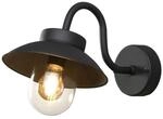 Konstsmide Mini Wandleuchte Vega, schwarz, mit E27 Sockel (417-750)