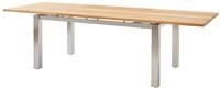 Diamond Garden Ausziehtisch LEVANTO 170/270 x 90 cm, Edelstahl / Recycled Teak