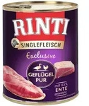 RINTI Singlefleisch Exclusive 800g Dose Hundenassfutter 6 x 800 Gramm Gefl&uuml;gel Pur