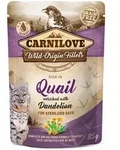CARNILOVE 85 Gramm Katzennassfutter 24 x 85 Gramm Quail enriched & Dandelion