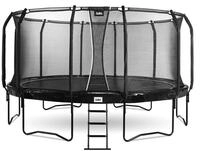 Salta Trampolin First Class &Oslash; 487 cm mit Sicherheitsnetz und Leiter schwarz