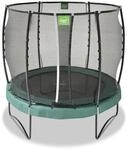 Exit Allure Premium Trampolin mit Sicherheitsnetz &Oslash; 253 cm gr&uuml;n