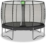 Exit Allure Premium Trampolin mit Sicherheitsnetz &Oslash; 366 cm schwarz