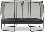 Exit Allure Premium Trampolin mit Sicherheitsnetz 214 x 366 cm schwarz