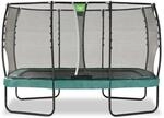 Exit Allure Premium Trampolin mit Sicherheitsnetz 214 x 366 cm gr&uuml;n