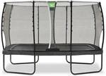 Exit Allure Classic Trampolin mit Sicherheitsnetz 214 x 366 cm schwarz