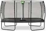 Exit Allure Classic Trampolin mit Sicherheitsnetz 244 x 427 cm schwarz