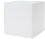 8 seasons design LED-Dekoleuchte Shining Cube 43 cm, wei&szlig; (WW)