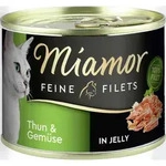 Miamor Feine Filets in Jelly 185g Dose Katzennassfutter Sparpaket 24 x 185 Gramm