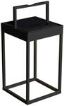 Konstsmide LED Solar/USB-Laterne Portofino, schwarz, dimmbar (7815-750)