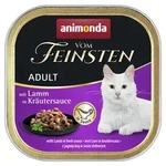 animonda Vom Feinsten Adult mit Sauce 100g Schale Katzennassfutter Sparpaket 64 x 100