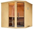 Weka Elementsauna Varberg 3 - 68 mm Sparset 2 inkl. 7,5 kW Bioaktiv-Ofen mit