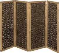 PAULINA Paravent aus Weide, 240 x 180 cm (4x 60 x 180 cm), 4-teilig mit...