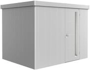 Biohort Ger&auml;tehaus Neo 292 x 236 cm (2C) Einzelt&uuml;r silber-metallic