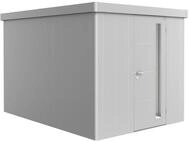 Biohort Ger&auml;tehaus Neo 236 x 348 cm (4B) Einzelt&uuml;r silber-metallic