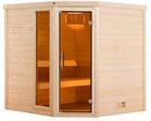 Weka Premium Massivholzsauna Turku 1 Sparset 2 inkl. 7,5 kW Bioaktiv-Ofen und