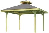 Weka Gartenoase 651 mit Dachaufsatz-380 x 380 cm (Gr. 2)