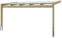 Skan Holz Terrassen&uuml;berdachung Novara Breite 557 cm 557 x 309 cm (Gr. 2) eiche hell
