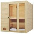 Weka Sauna 537 / Valida Gr. 3 mit Glast&uuml;r+Fenster - Massivholzsauna 38 mm Ohne Ofen
