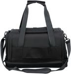 TRIXIE Airline Tasche Plane 28 x 25 x 44 Centimeter schwarz Hundetransport