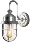 Konstsmide Wandleuchte Cerignola, galvanisiert, klares Glas (7351-320)