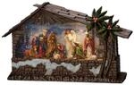 Konstsmide Weihnachtsbeleuchtung LED Wasserlaterne Krippe braun