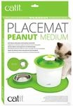 catit Silikonmatte in Erdnussform ca. 46 x 29 Centimeter Katzennapfunterlage...