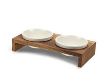 Wolters Gohan Doppelnapf - Teak XS 2 x 0,2 Liter