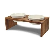 Wolters Gohan Doppelnapf - Teak M 2 x 1 Liter