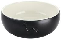 HUNTER Keramik-Napf Lund schwarz Hundenapf 900 Milliliter